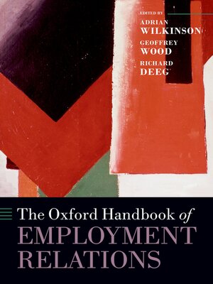 cover image of The Oxford Handbook of Employment Relations